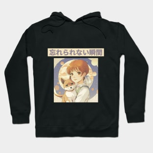 Anime Girl & Shiba Inu: A Heartwarming Duo Hoodie